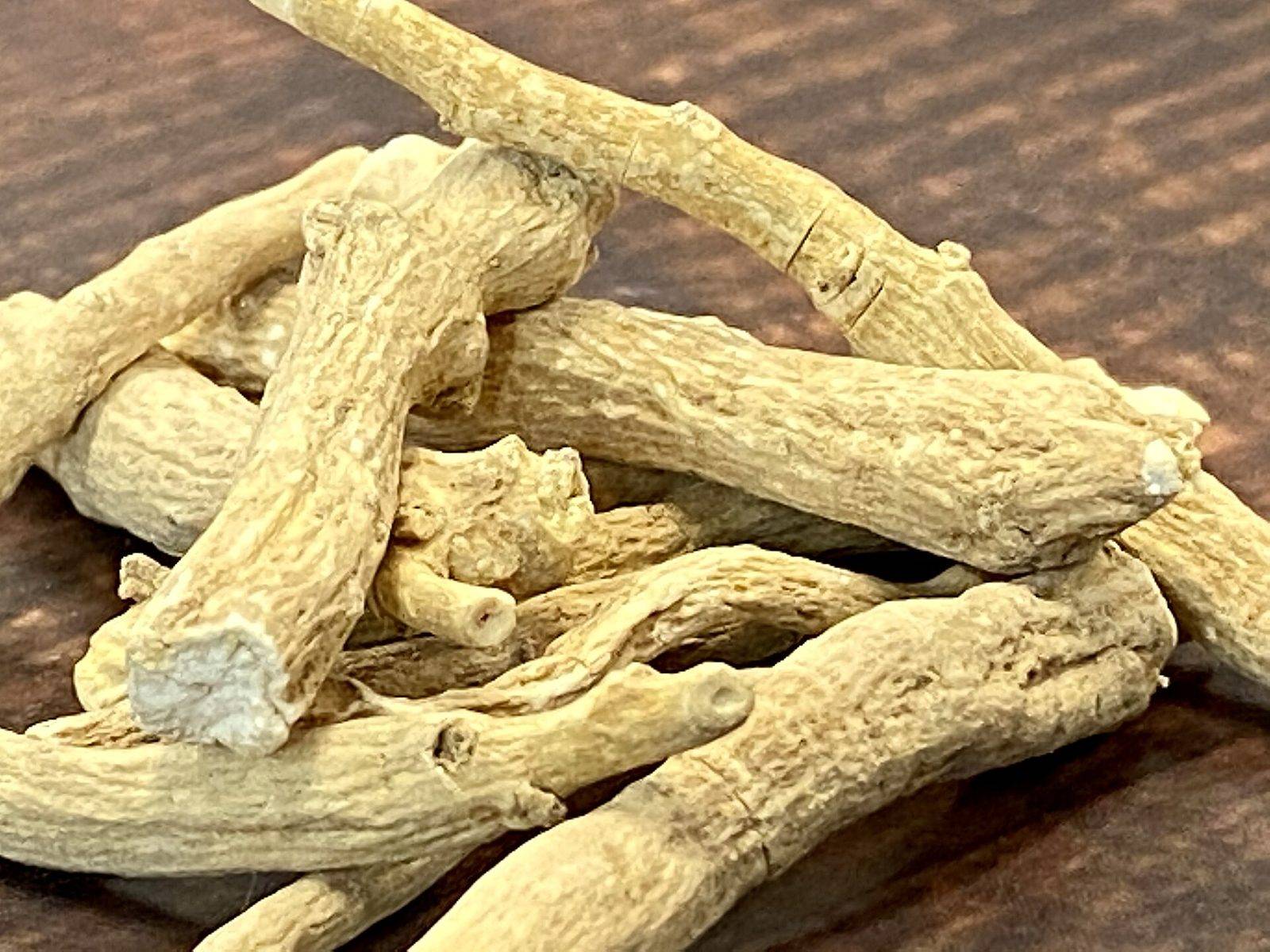 Dried Ashwagandha (Withania somnifera) roots